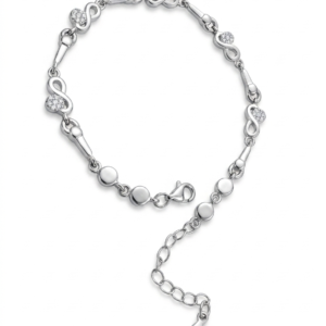 Silver Infinity Love Bracelet