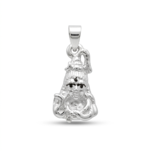 Silver 3D Hollow Shivji Pendant
