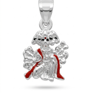 Silver 5 - Mukhi Hanuman 3D Hollow Pendant
