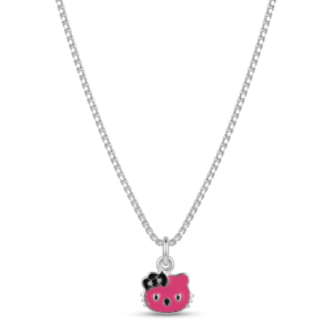 Silver Hello Kitty Pendant with Chain