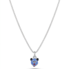 Silver kids Duffy Bear Enamel Pendant With Chain