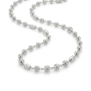 Alternative view of Silver Matar Mala Cnc Cutting High Finish