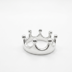 Alternative view of Silver Crown – Royal Tiara Statement Ring