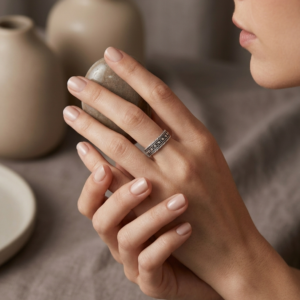 Beaded & Rope – Vintage Textured Band