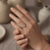 Silver Star Ring - Minimalist Stacking Celestial Band