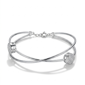 Silver Orbit Cross Dual Disc Kada