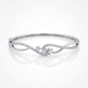 Silver Celestial Starry Night 925 Kada