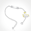 Silver Kids' ID – Pastel Unicorn Charm Bracelet