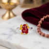 Silveria red-yellow elephant ring