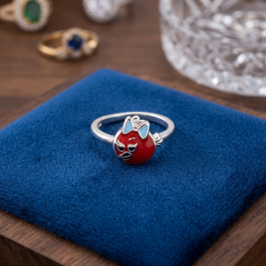 Silveria angry bird ring