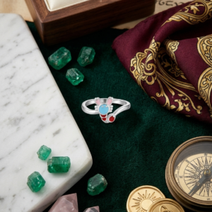 Silveria scorpio multicolour kids ring