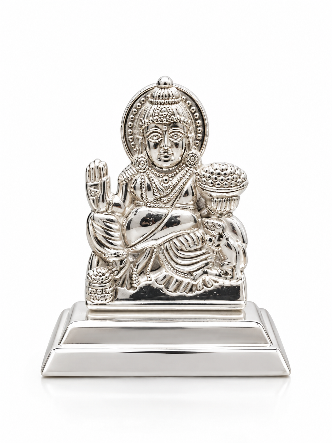 Pure 925 Silver Lord Kuber Idol | Wealth & Prosperity | Silveria