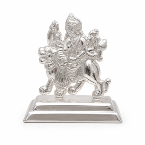 Silver Goddess Durga Idol | Sherawali Mata Murti | Silveria